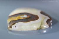 Banded Agate cabochon, Scotland UK.  71.46 carats.