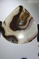 Banded Agate cabochon, Scotland UK.  71.46 carats.