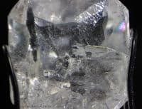 Barite, colourless faceted, China.  8.95 carats.