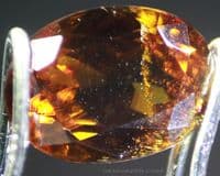 Bastnaesite, faceted, Pakistan. 2.19 carats.
