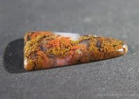 Bay of Fundy moss Agate cabochon, Canada.  29.13 carats.