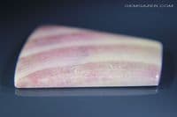 Beetroot Stone fossil Red Algae cabochon, Gloucester, England.  46.29 carats.