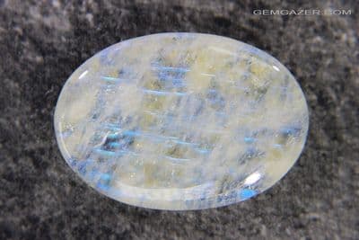 Belomorite Moonstone cabochon. 48.55 carats (Video)  ** SOLD **