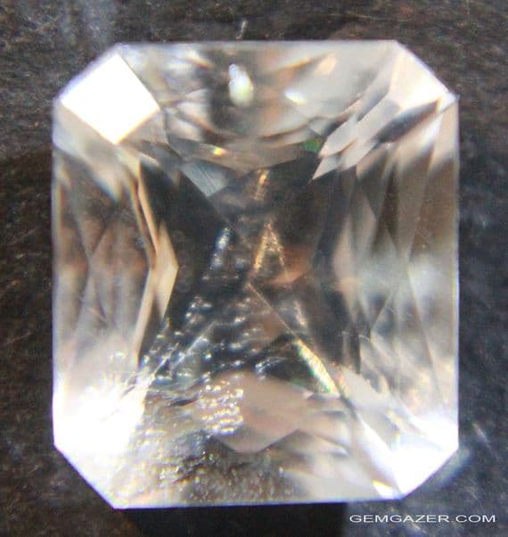 Beryllonite, faceted, Pakistan.  2.00 carats.