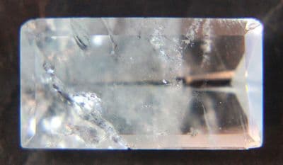 Bi-colour Beryl, Faceted, Brazil, 3.95 carats.