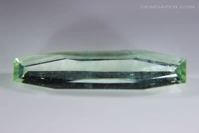 Bi-colour Beryl , faceted, Russia. 8.83 carats.