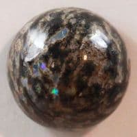 Black Leopard Opal cabochon Mexico 19 14 carats