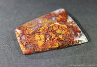 Bloody Basin Plume Agate, USA.  73.75 carats.