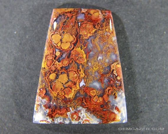 Bloody Basin Plume Agate, USA.  73.75 carats.