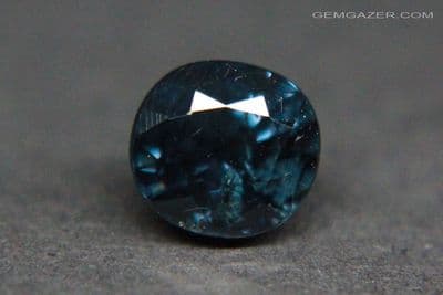 Blue colour-change Garnet, faceted, Bekily, Madagascar. 1.56 carats. (See Video)