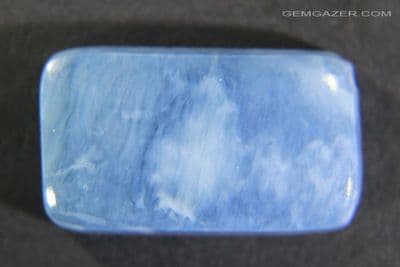 Blue Opal cabochon, Peru.  13.33 carats.