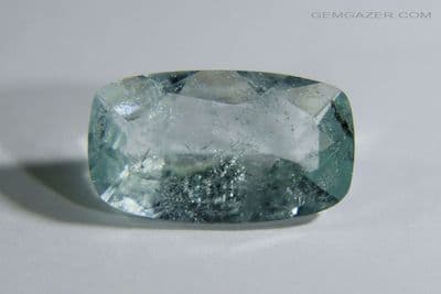 Blue Orthoclase Feldspar, faceted. Madagascar. 1.02 carats.