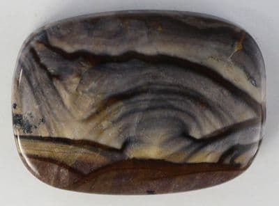 Blue Picture Jasper cabochon, Idaho, USA.   14.25 carats.