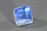 Blue Quartz doublet, faceted. 3.15 carats.  ** SOLD **