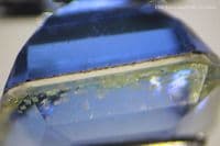 Blue Quartz doublet, faceted. 3.15 carats.  ** SOLD **