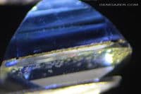 Blue Quartz doublet, faceted. 3.15 carats.  ** SOLD **