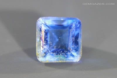 Blue Quartz doublet, faceted. 3.15 carats.  ** SOLD **