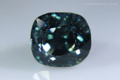 Blue Spinel, faceted, Myanmar. 1.62 carats.  (Video)