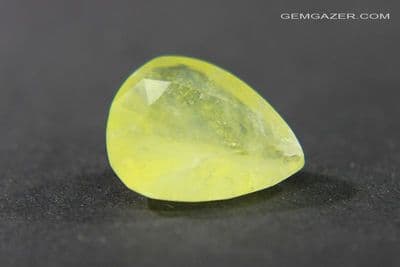 Brucite, yellow faceted, Pakistan. 3.74 carats
