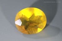 Burmite Amber, faceted, Myanmar. 1.73 carats.  ** SOLD **