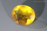 Burmite Amber, faceted, Myanmar. 1.73 carats.  ** SOLD **