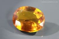 Burmite Amber, faceted, Myanmar. 11.51 carats.  ** SOLD **