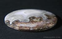 Casas Grande Lace Agate cabochon, Mexico.  64.58 carats.