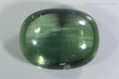 Cat's-Eye Zircon cabochon, Sri Lanka. 2.21 carats.  ** Certificated **