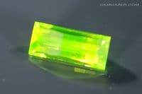 CE:LuAG (Lutetium Aluminium Garnet), faceted. 2.55 carats.