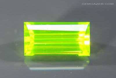 CE:LuAG (Lutetium Aluminium Garnet), faceted. 5.72 carats.