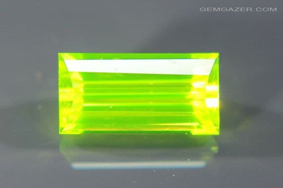 CE:LuAG (Lutetium Aluminium Garnet), faceted. 5.72 carats.