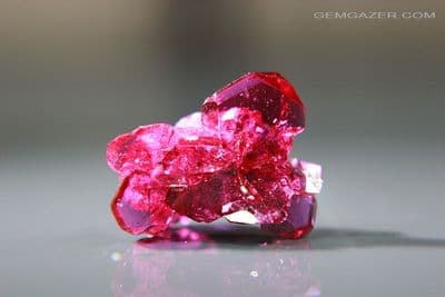 Chatham synthetic Ruby crystal cluster, USA. 12.44 carats. ** SOLD **