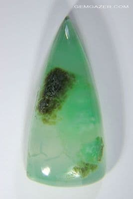 Chrysoprase cabochon, Australia.  15.06 carats.  ** SOLD **
