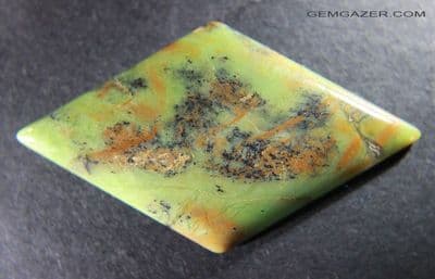 Chrysoprase cabochon, Marmara, Turkey.  61.94 carats.  ** SOLD **