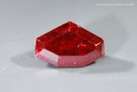 Cinnabar, faceted, China. 2.22 carats.  ** SOLD **