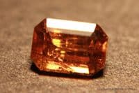 Colour-change Bastnaesite, faceted, Pakistan.  1.89 carats.