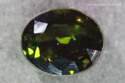 Colour-change Chrome Tourmaline, faceted, Mozambique.  1.65 carats.