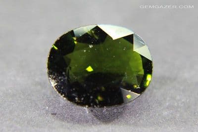 Colour-change Chrome Tourmaline, faceted, Mozambique.  2.55 carats.