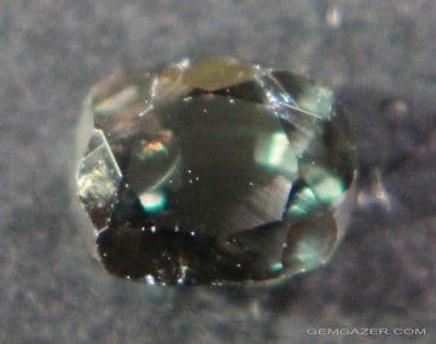 Colour-change Garnet, greenish-blue to red , faceted, Tanzania.  0.85 carat.