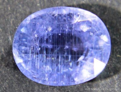 Colour-change Sapphire,  blue to lilac, Madagascar. 3.36 carats.