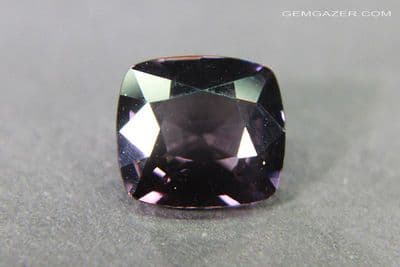Colour-shift burgundy Spinel, faceted, Myanmar. 2.30 carats.