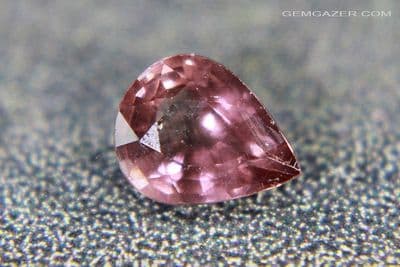 Colour-shift Malaia Garnet, pinkish-red to rose-magenta, faceted, Tanzania. 1.14 carats.