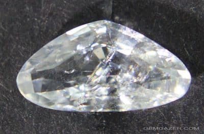 Colourless Sapphire, faceted, Sri Lanka.  2.41 carats.