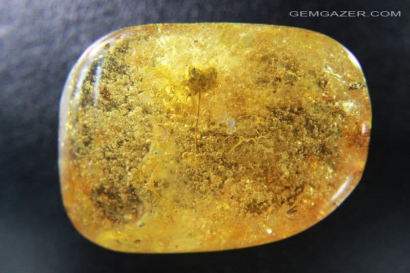Copal Resin cabochon palmstone Madagascar 20 85 grams