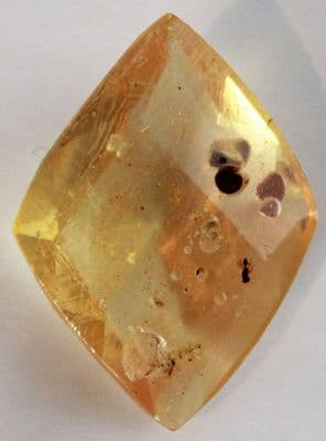 Copal Resin, faceted, Colombia.   5.53 carats.