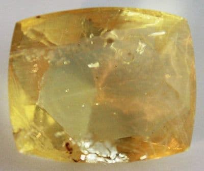 Copal Resin, faceted, Colombia.    6.10 carats.