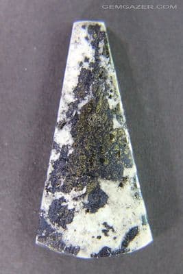 Covellite with Pyrite cabochon, Montana USA. 23.40 carats.