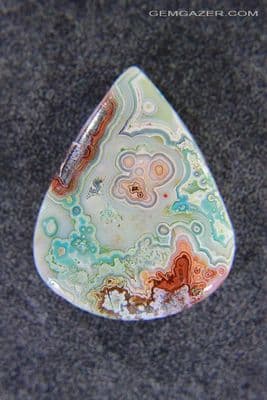 Crazy Lace Agate cabochon, Mexico. 30.98 carats. ** SOLD **