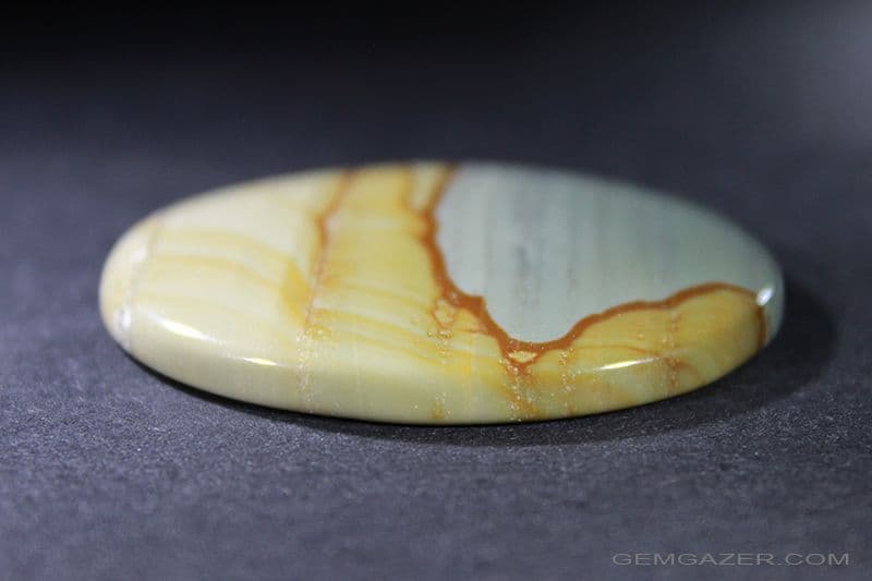 Cripple Creek scenic Jasper cabochon Oregon USA 44 65 carats