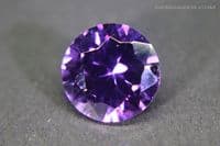 Cubic Zirconia (CZ), purple faceted. 6.22 carats.
